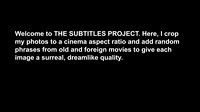 The Subtitles Project