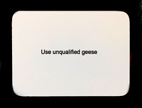 geese oblique strategy card template FLT