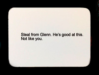 glenn oblique strategy card template FLT