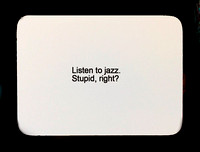 jazz oblique strategy card template FLT