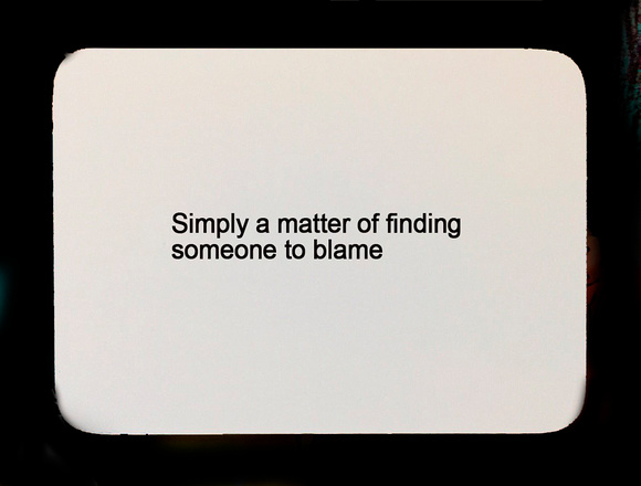 someone to blame oblique strategy card template FLT