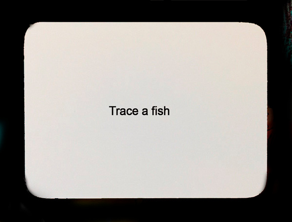 trace a fish oblique strategy card template FLT