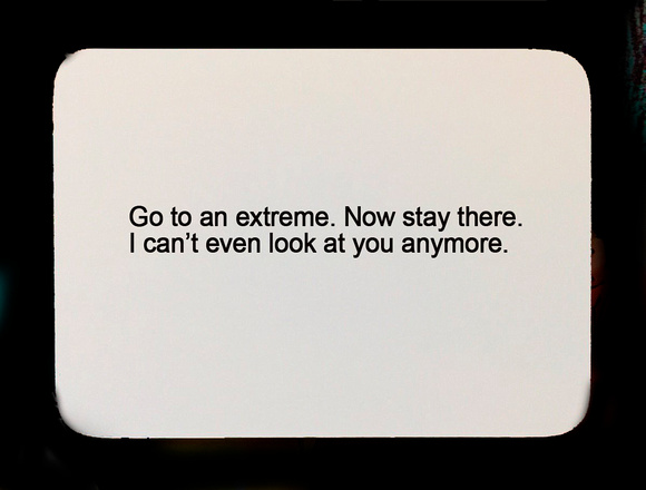 go to an extreme oblique strategy card template FLT